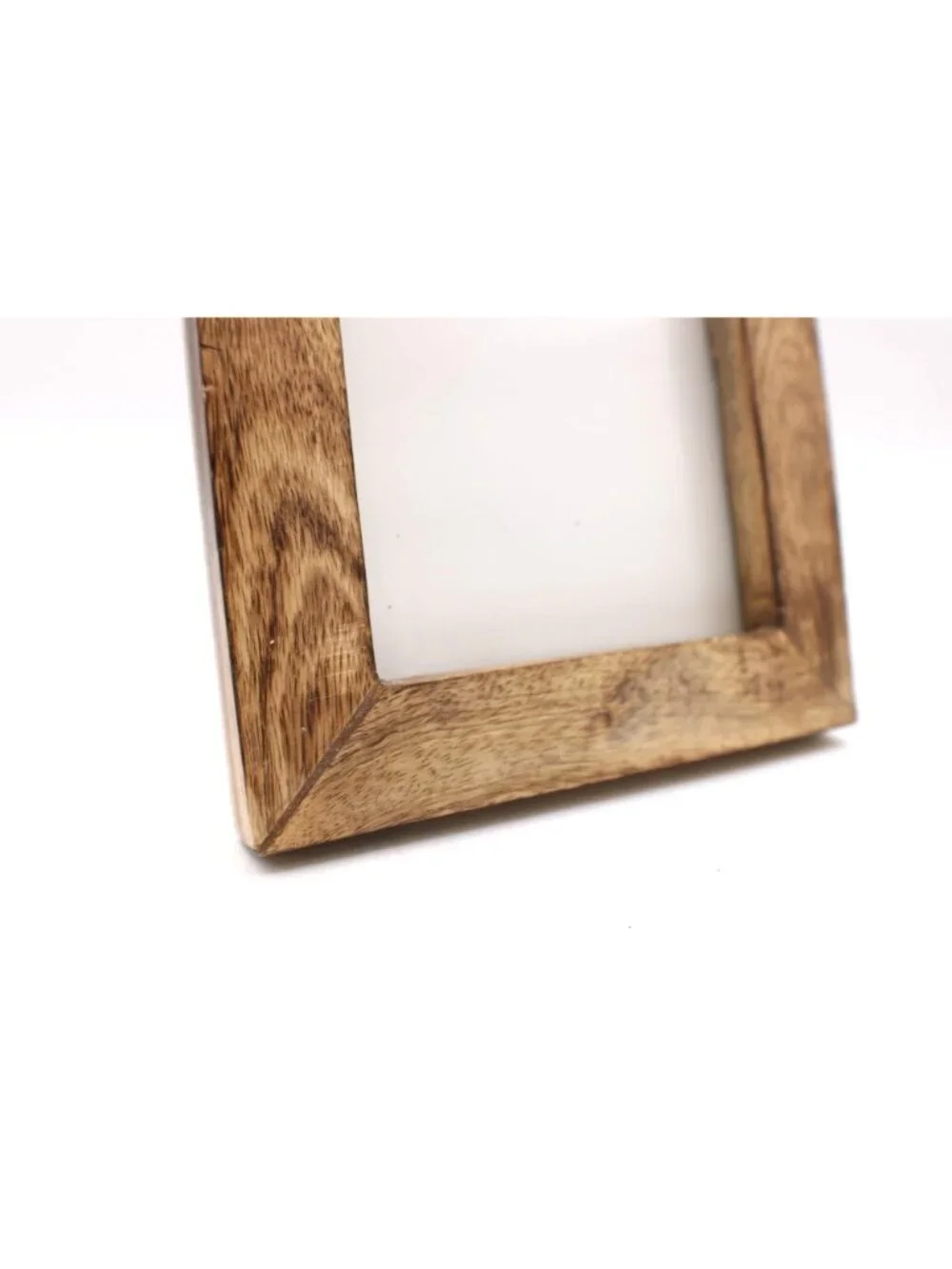 Rustic Wooden Picture Frame With Live Edge Design 5x7